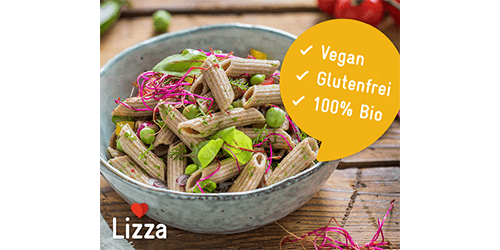 Lizza - Pasta Vegan, Glutenfrei, 100% Bio