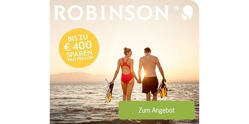 Robinson.com DE - Bis zu 400€ sparen