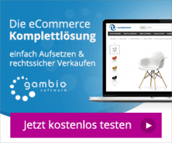 Gambio - Die eCommerce Komplettlösung