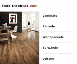 Holz-Direkt24 - Laminate, Paneele, Wandpaneele, TV-Wände, Leisten und vieles mehr