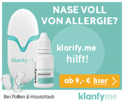 Klarify - Nase voll von Allergie