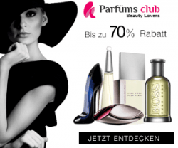 Perfumes club - Bis zu 70% Rabatt auf Parfüm