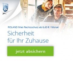 ROLAND Rechtschutz - Miet-Rechtsschutz ab 6,43€ pro Monat