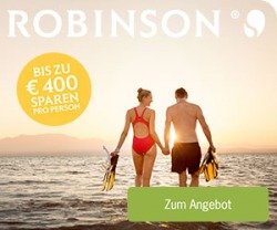 Robinson.com DE - Bis zu 400€ sparen