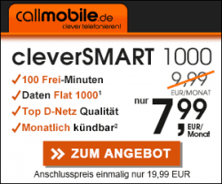 callmobile - cleverSmart 1000 Tarif